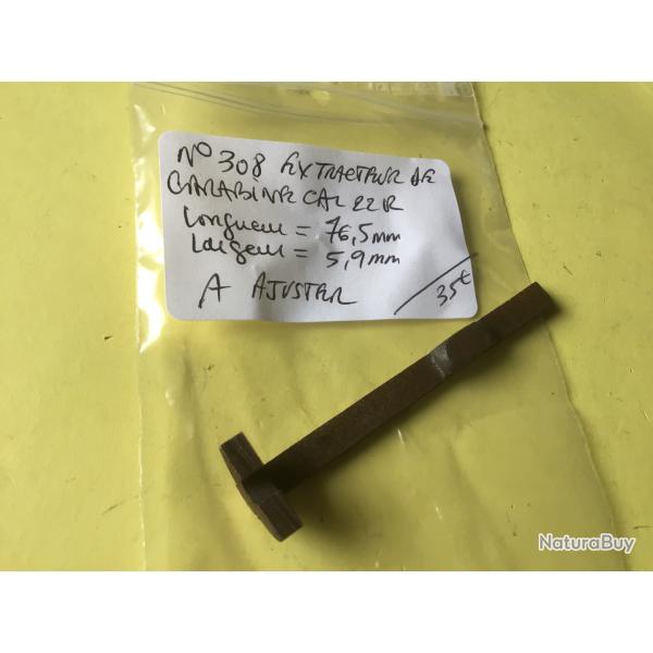 VENDU PAR LE-CUIRASSIER N� 308 EXTRACTEUR CARABINE  GAUCHER CAL 22 LR