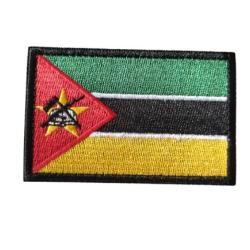 Patch Drapeau Mozambique - velcro - Livraison gratuite