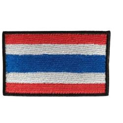 Patch Drapeau Tha&iuml;lande - velcro - Livraison gratuite