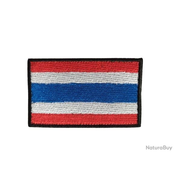 Patch Drapeau Tha�lande - velcro - Livraison gratuite