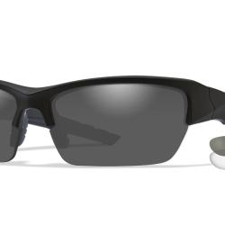 Lunettes balistiques WX Valor MIL-PRF-32432A kit - Noir mat / Grey + Clear
