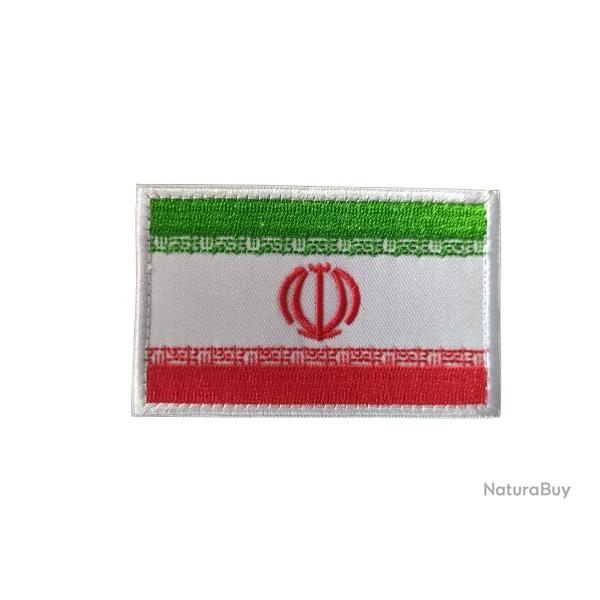 Patch Drapeau IRAN - velcro - Livraison gratuite
