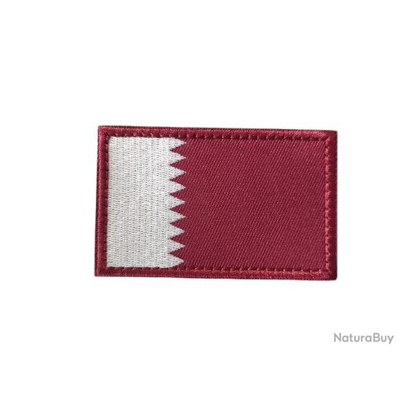 Patch Drapeau Qatar - velcro - Livraison gratuite