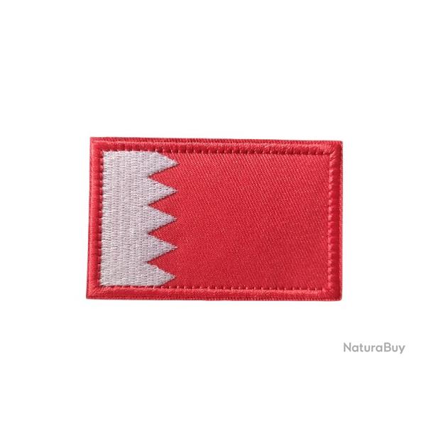 Patch Drapeau Bahre�n - velcro - Livraison gratuite