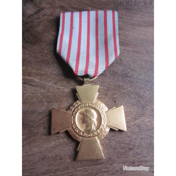 m�daille croix du combattant fran�aise