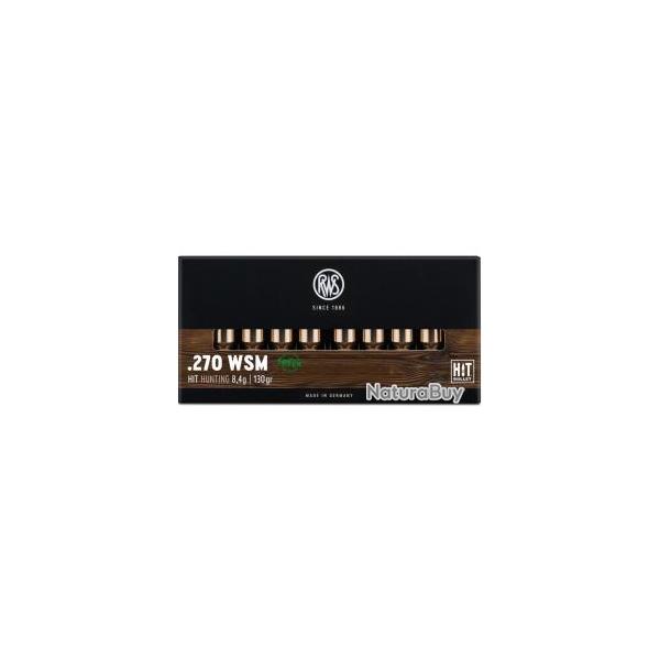 CARTOUCHES RWS 270 WIN 96GR 6.2G EVO GREEN