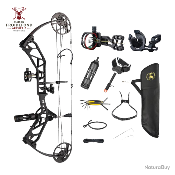 Arc � poulie T1 Beginner Package - Topoint - DIPPED GHOST / Droitier