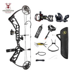Arc &agrave; poulie T1 Beginner Package - Topoint - ANODIZED ARMY GREEN / Gaucher