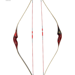 Arc monobloc Little Hawk 42" - Old Mountain - 17-20# / Rouge