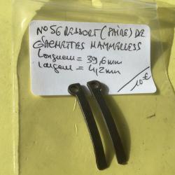 VENDU PAR LE-CUIRASSIER N&deg;56 PAIRE DE RESSORTS GACHETTE HAMMERLEES FUSIL  CAL 12