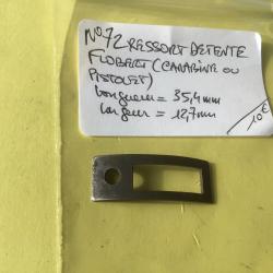 VENDU PAR LE-CUIRASSIER N&deg;72 RESSOR DE DETENTE FLOBERT ( CARABINE ET PISTOLET )