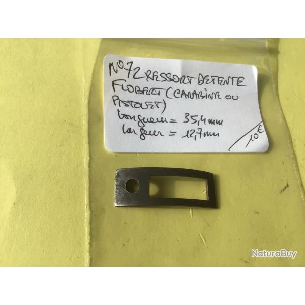 VENDU PAR LE-CUIRASSIER N�72 RESSOR DE DETENTE FLOBERT ( CARABINE ET PISTOLET )