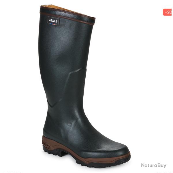 bottes parcours 2 Aigle kaki