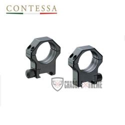 Colliers CONTESSA pour Rail 22mm Diam 40mm Hauteur 14.5mm