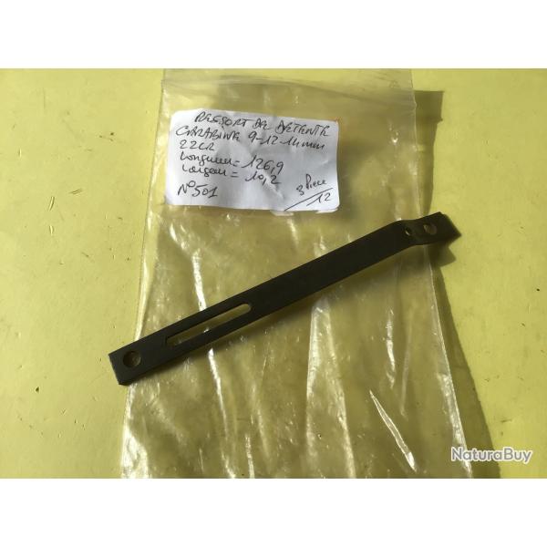 VENDU PAR LE-CUIRASSIER  N� 501 RESSORT DE DETENTE CARABINE GAUCHER 9-12-14 MM 22 LR