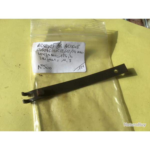 VENDU PAR LE-CUIRASSIER  N� 500 RESSORT DE DETENTE CARABINE GAUCHER 9-12-14 MM 22 LR