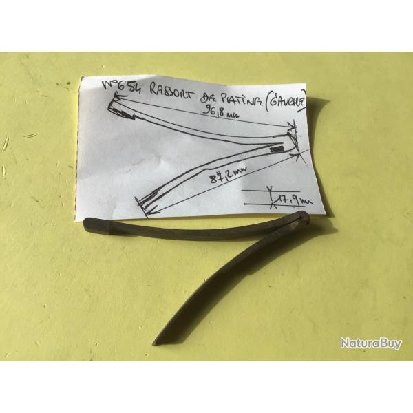 VENDU PAR LE-CUIRASSIER  N� 654 RESSORT D'ARMURERIE PLATINE GAUCHE FUSIL