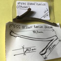 VENDU PAR LE-CUIRASSIER  N&deg; 655 RESSORT D'ARMURERIE PLATINE GAUCHE FUSIL