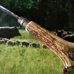 Couteau de poche Opinel 10 bois de cerf