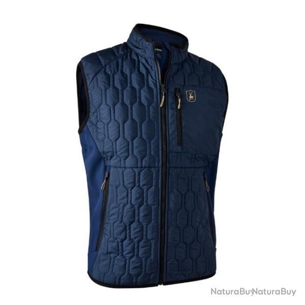 DESTOCK !!! Gilet Mossdale Quilted DEERHUNTER bleu