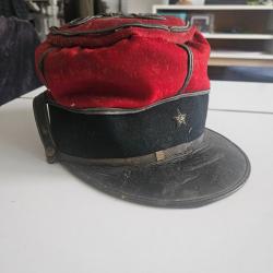 Authentique k&eacute;pi d'officier (grade de Lieutenant)