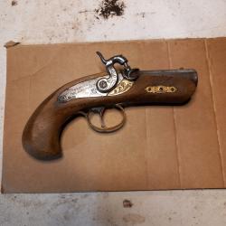 Pistolet Derringer Philadelphia espagnole Poudre Noire