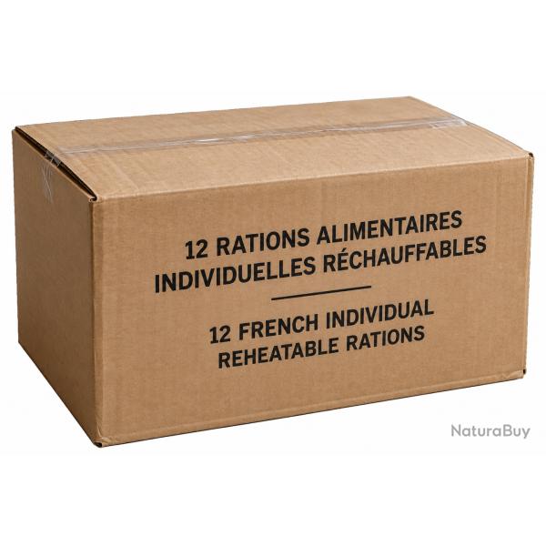 Carton de 12 rations alimentaires individuelles r�chauffables