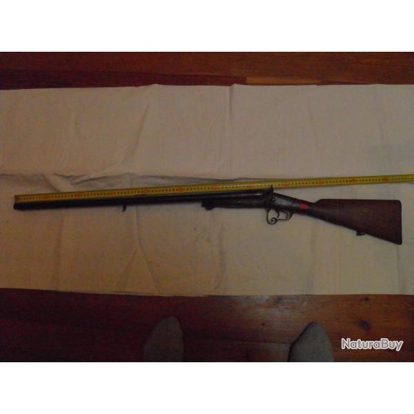 Fusil juxtapos� � chien ext�rieur calibre 16/65 Cat D