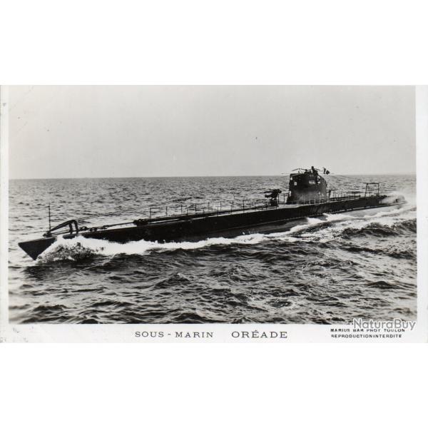 Carte postale ancienne - Sous-marin Or�ade - Photographie Marius Bar Toulon -N�8911