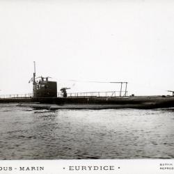 Carte postale sous-marin Eurydice -N&deg;8912