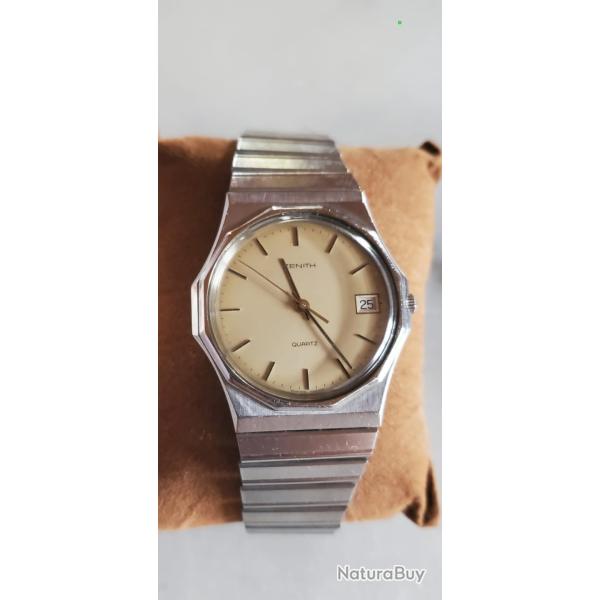 Montre Zenith ann�e 77/78 compl�tement r�vis�e fonctionne parfaitement