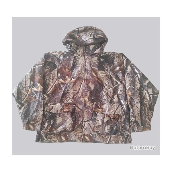 Veste Chasse Woolrich Multi Guard Camouflage Forestier Capuche XL Estim�
