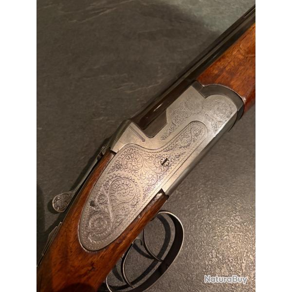 SUPERBE FUSIL SUPERPOSE DE QUALIT� PAR FELIX SARASQUETA. 12/70 �TAT TR�S BIEN.