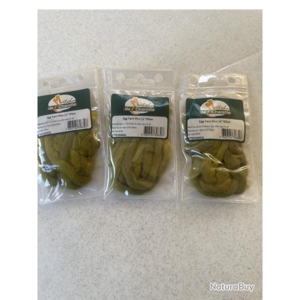 De Charette - M�che imitation oeufs (mouche) Lot de 3 REF FT03500Q3