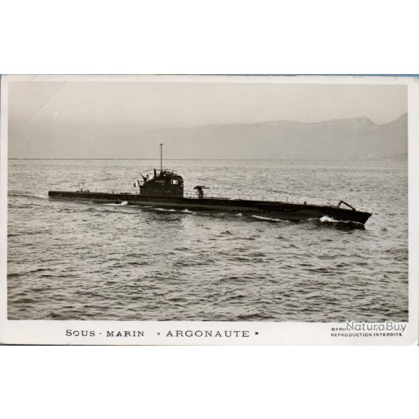 Carte postale ancienne sous-marin Argonaute Toulon -N�8914