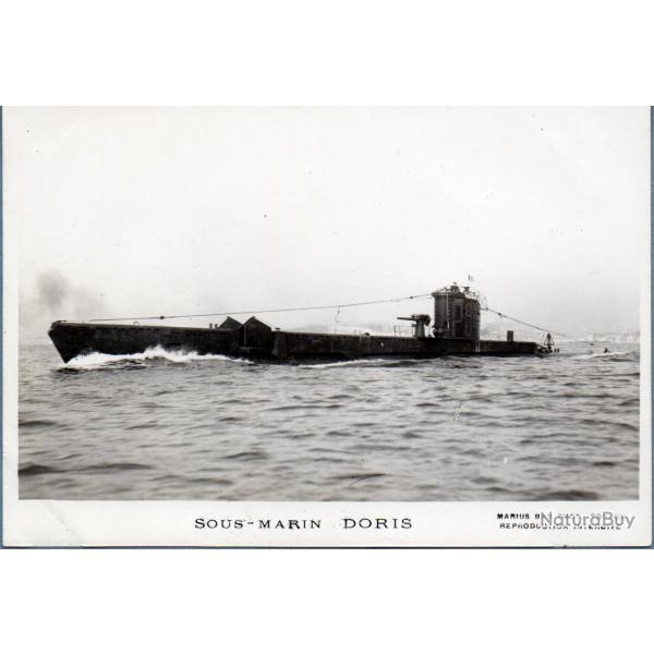 Carte postale ancienne - Sous-marin Doris - Marius Bar Toulon -N�8916