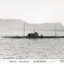 Carte postale ancienne - Sous-marin Sir&egrave;ne-N&deg;8917