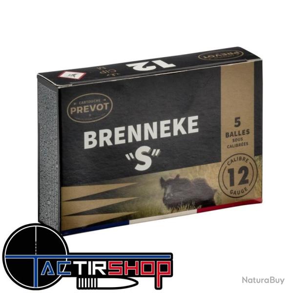 Balles PREVOT Brenneke 'S' 12/76 demi-blind�e - 24 g par 5