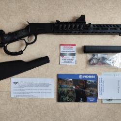 Carabine LSG ROSSI 92 Custom Ranger Point Precision MultiCam Black 44Mag comme neuve