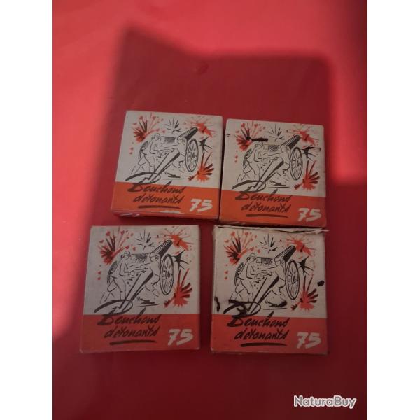Bo�tes de bouchons  d�tonants 75