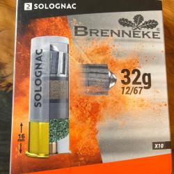 Cartouches 12/67 32 g Brenneke Solognac