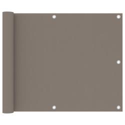 &Eacute;cran de balcon brise pare vue protection confidentialit&eacute; 75 x 300 cm tissu oxford taupe 02_0010382