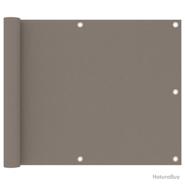 �cran de balcon brise pare vue protection confidentialit� 75 x 300 cm tissu oxford taupe 02_0010382