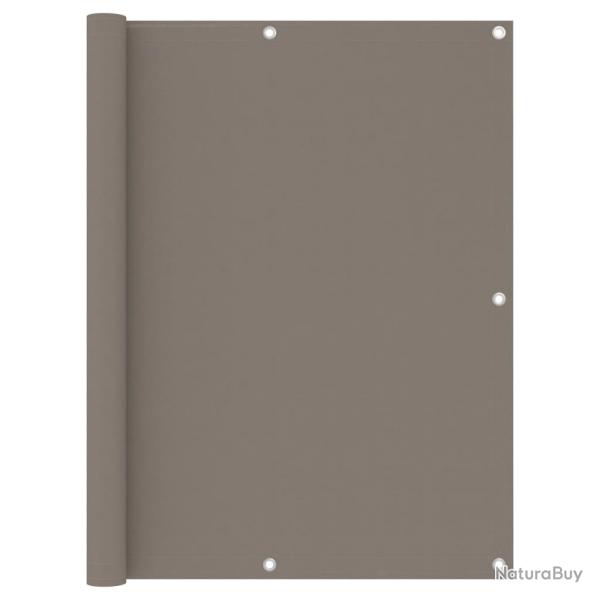 �cran de balcon brise pare vue protection confidentialit� 120 x 400 cm tissu oxford taupe 02_0010374