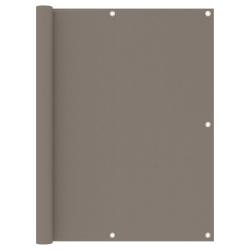 &Eacute;cran de balcon brise pare vue protection confidentialit&eacute; taupe 120 x 500 cm tissu oxford 02_0010376