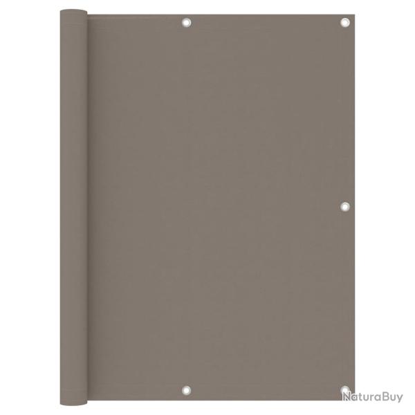 �cran de balcon brise pare vue protection confidentialit� taupe 120 x 500 cm tissu oxford 02_0010376