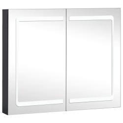 Armoire de salle de bain &agrave; miroir led 80 x 12,2 x 68 cm 02_0006569