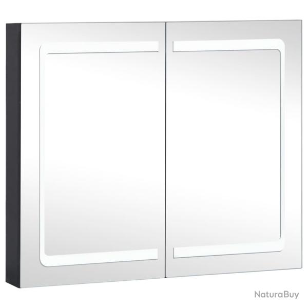 Armoire de salle de bain � miroir led 80 x 12,2 x 68 cm 02_0006569
