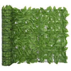 &Eacute;cran de balcon avec feuilles 400 x 100 cm vert 02_0009997