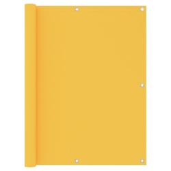 &Eacute;cran de balcon 120 x 500 cm tissu oxford jaune 02_0010188